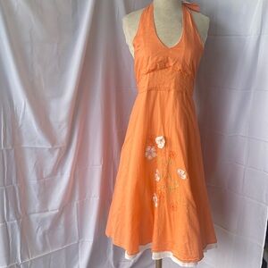 Hype Halter Orange dress